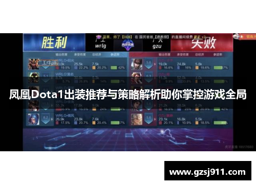 凤凰Dota1出装推荐与策略解析助你掌控游戏全局